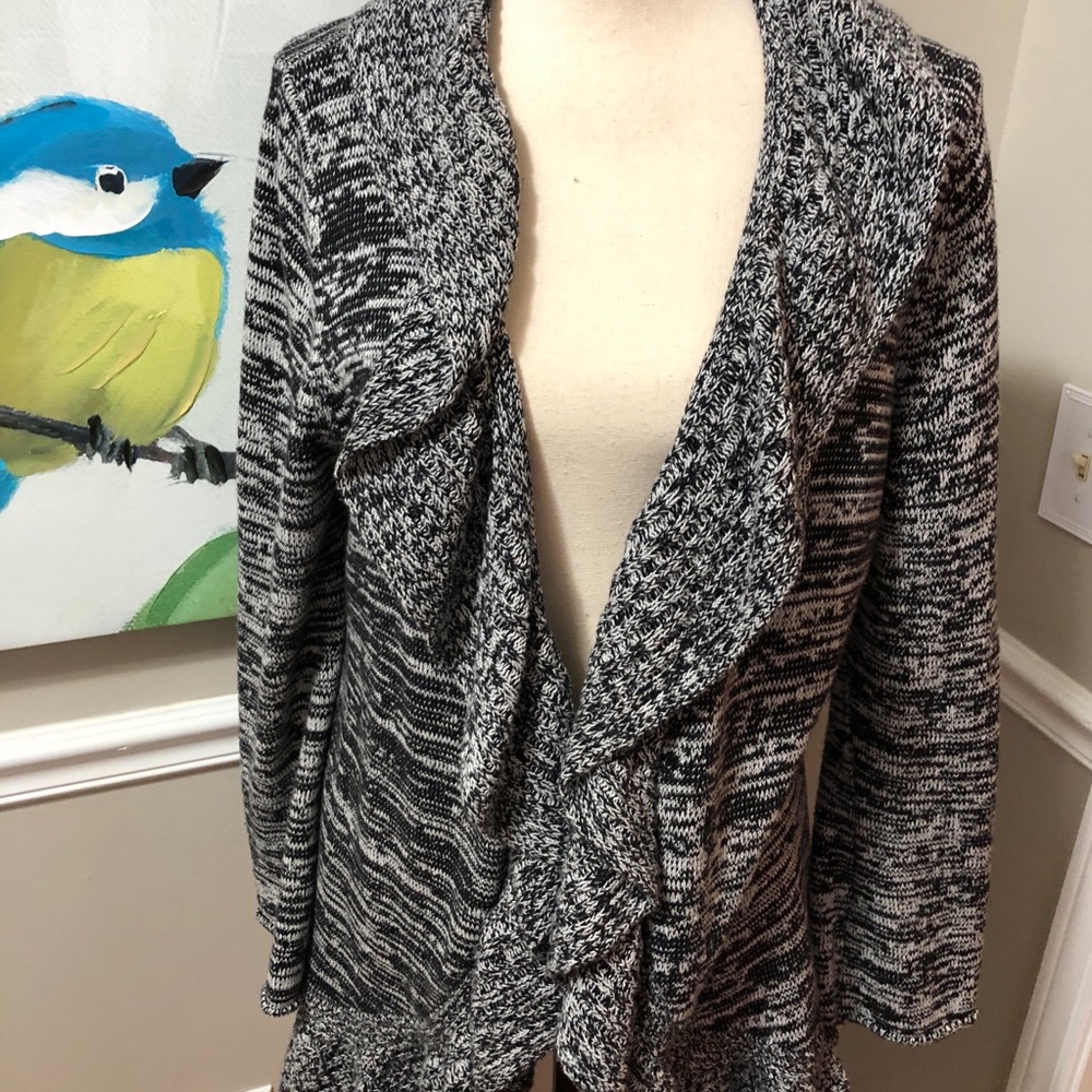 Gray/white layering sweater Ladies Large